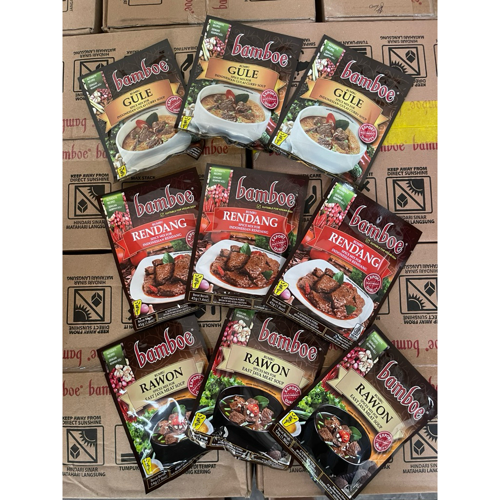 BUMBU BAMBOE RAWON RENDANG SOTO AYAM || Bumbu praktis tinggal masak || harga grosir