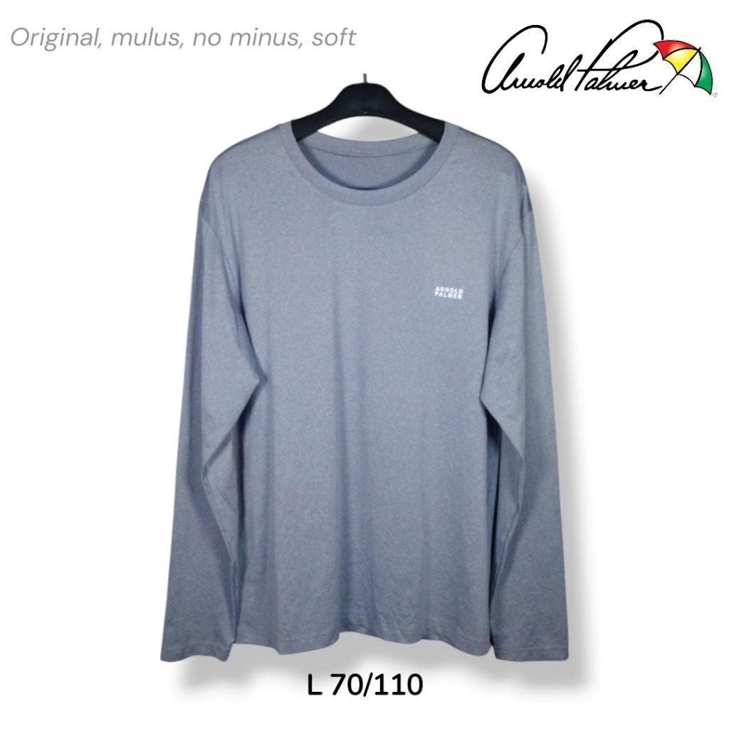 Arnold Palmer Kaos Jersey Size L Original Kaos Lengan Panjang Cap Payung