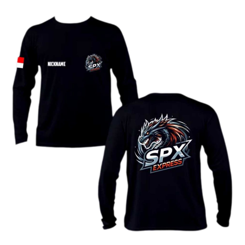 KAOS TSHIRT LENGAN PANJANG SPX EXPRESS DRAGON