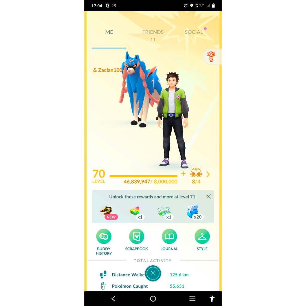 Paket Pokemon Go Siap Pakai (Akun level 70) murah Mega Rayquaza, Hundo Yveltal, Hundo Zacian, Hundo 
