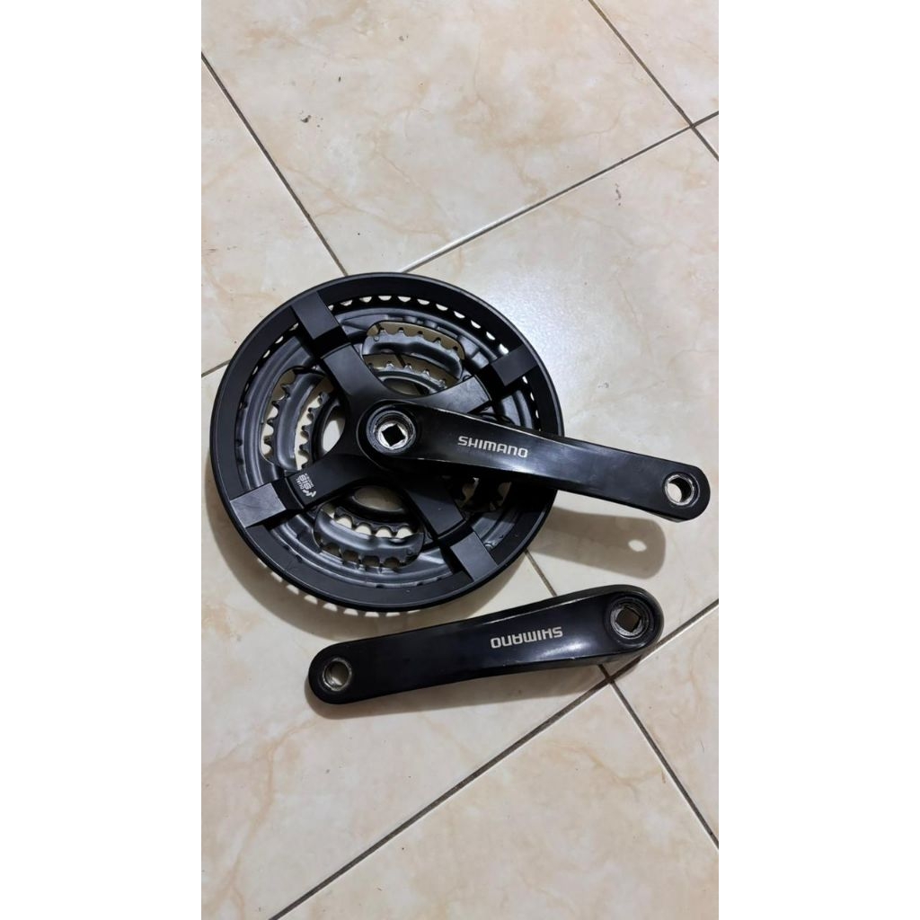 Crank shimano 3 speed alloy (bekas original)