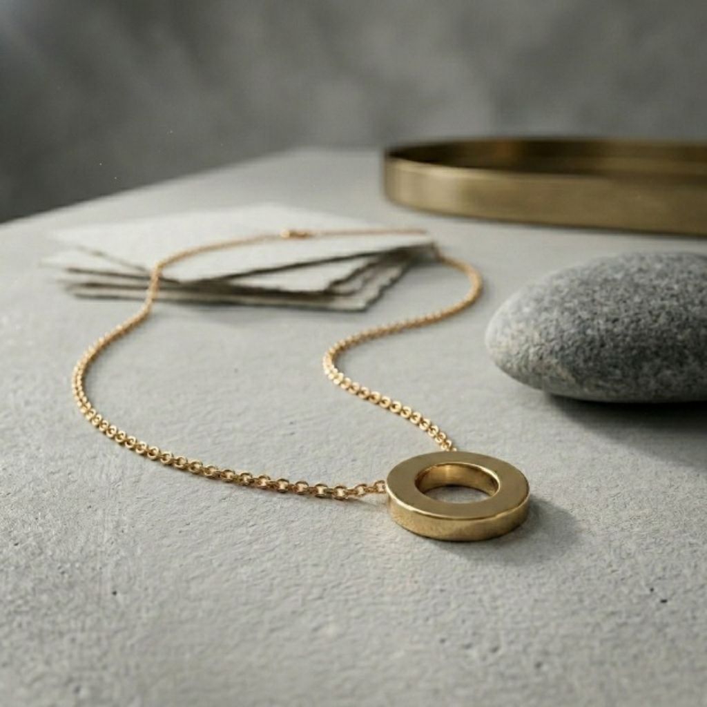 Kalung Inisial Huruf A-Z Wanita Premium Suasa Asli Kuningan Lapis Emas Custom Nama Gold Rosegold Sil