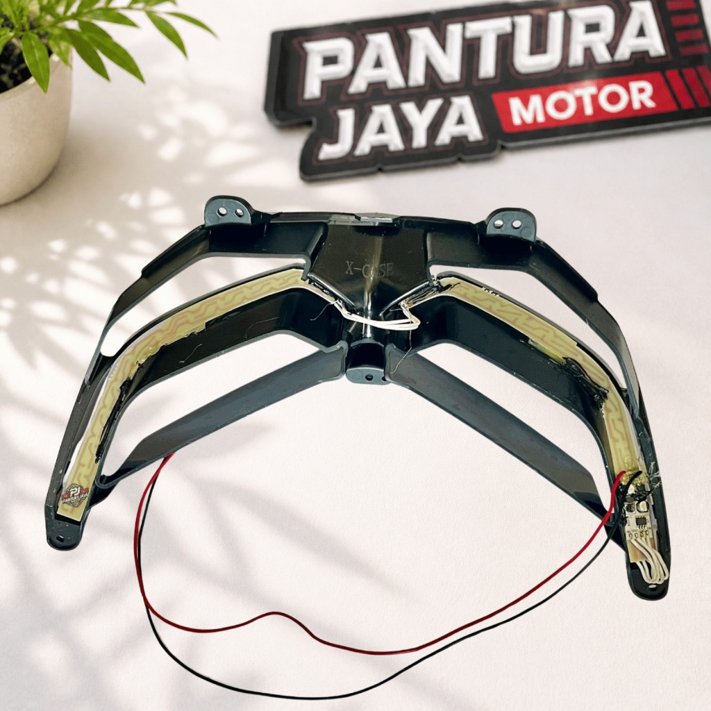 FRAME ALIS SENJA NEW NMAX RGB DRL RUNNING LED MAGNET ORIGINAL X CASE LAMPU ALIS DEPAN