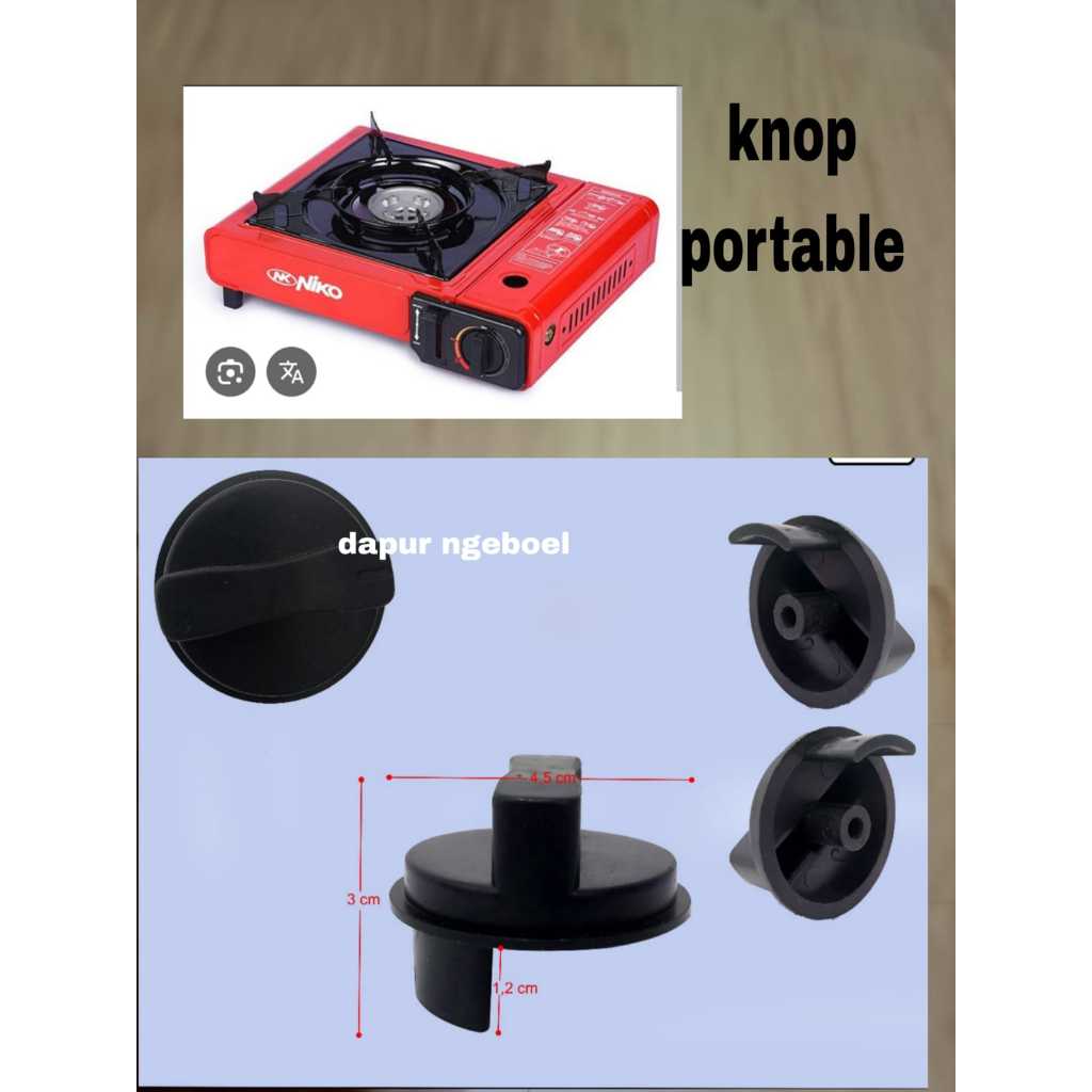 knop kompor portable - knop kompor kamping - ceklekan kompor portable