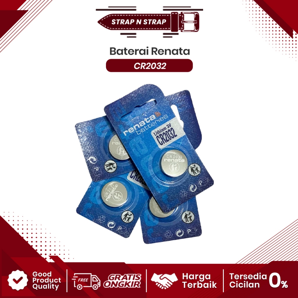 Battery Batre RENATA CR2032 CR 2032 Baterai RENATA CR2032 CR 2032 Original Swiss