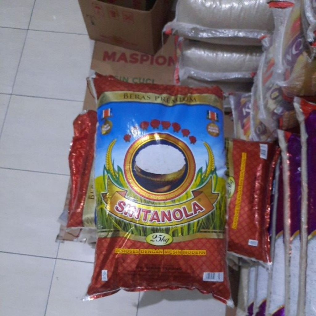 beras sintanola 25kg.