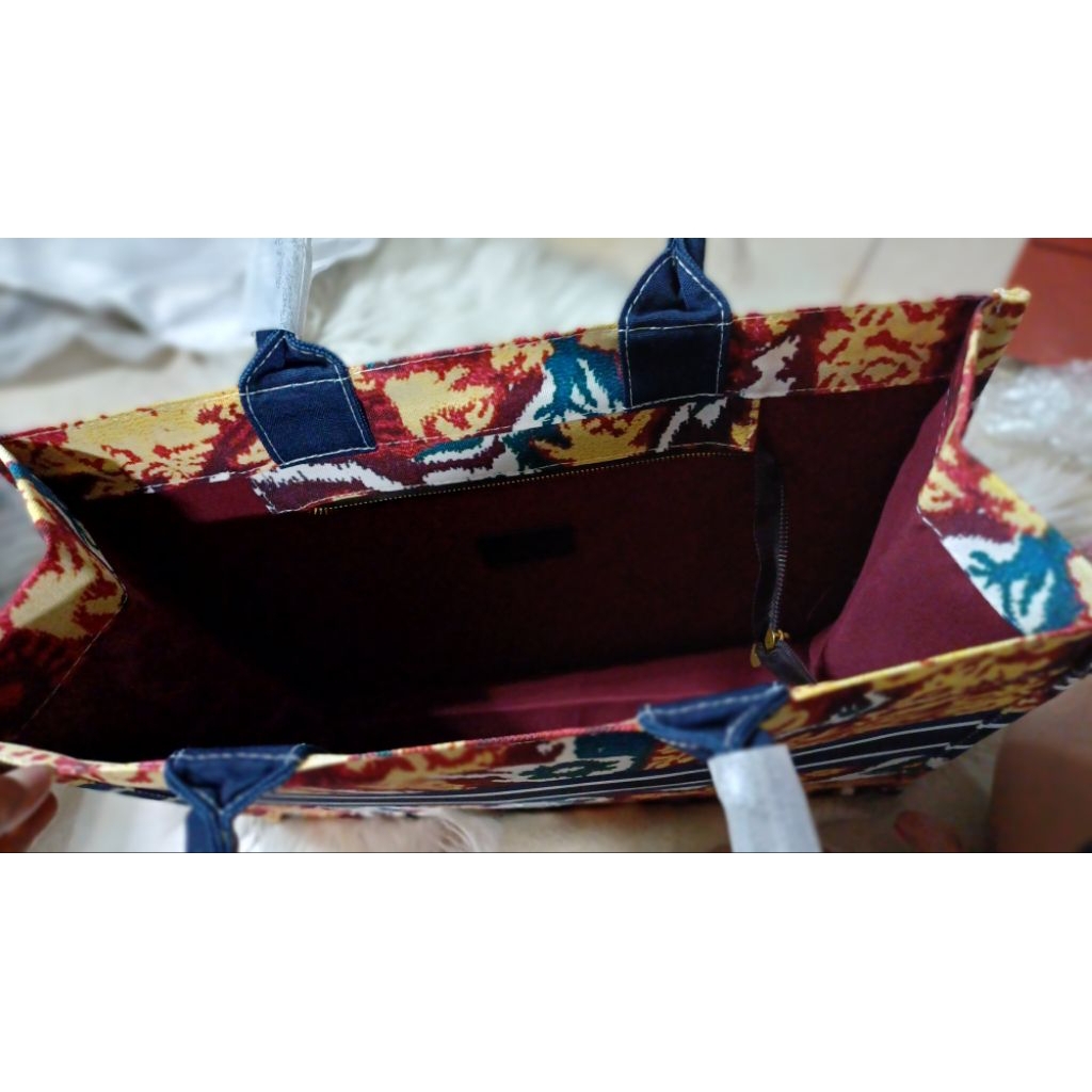 tas Dior canvas
