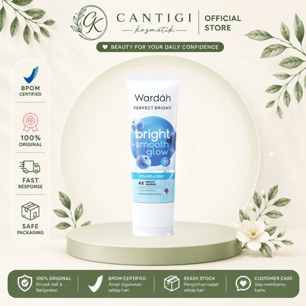 Pelembab Wardah Perfect Bright - Mencerahkan, Melembapkan, Melindungi