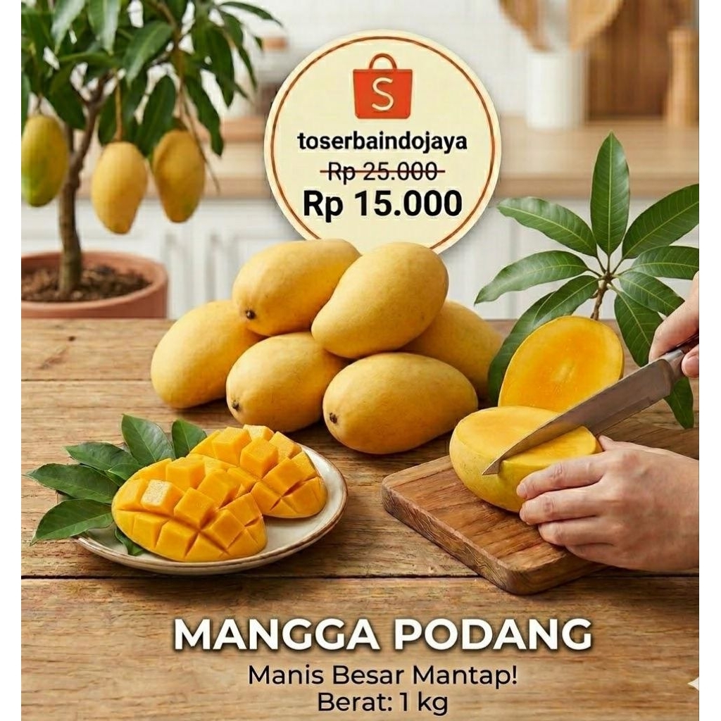 buah mangga Podang segar -+1kg