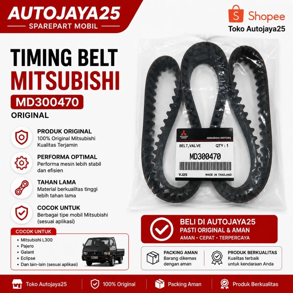 TIMING BELT MITSUBISHI L300 Diesel MD300470 ORIGINAL
