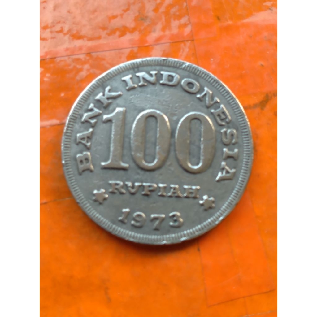 koin kuno 100 rupiah tebal 1973