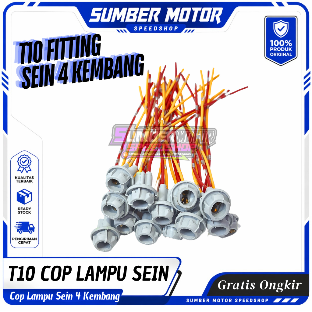 Fitting Socket Sein Senja T10 T13 T15 Soket Rumah Lampu