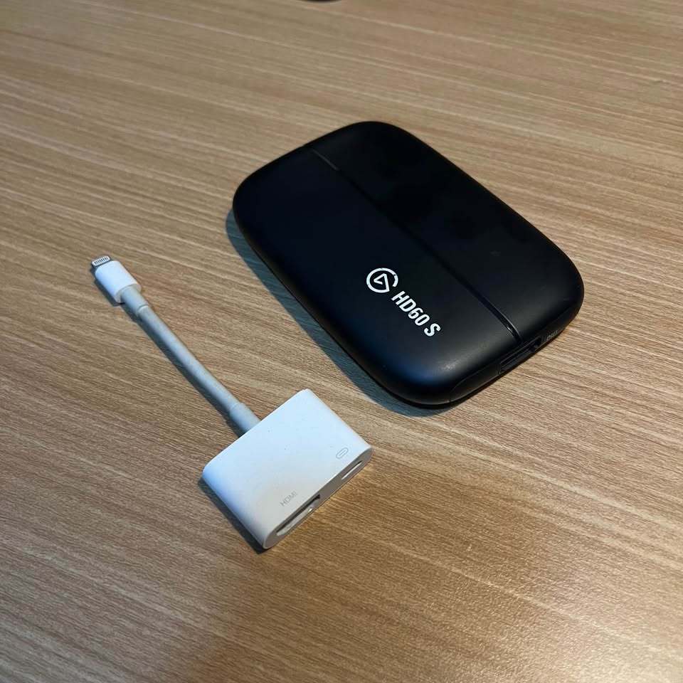 Elgato HD60S & Adapter Lightning to Digital AV HDMI Apple Original