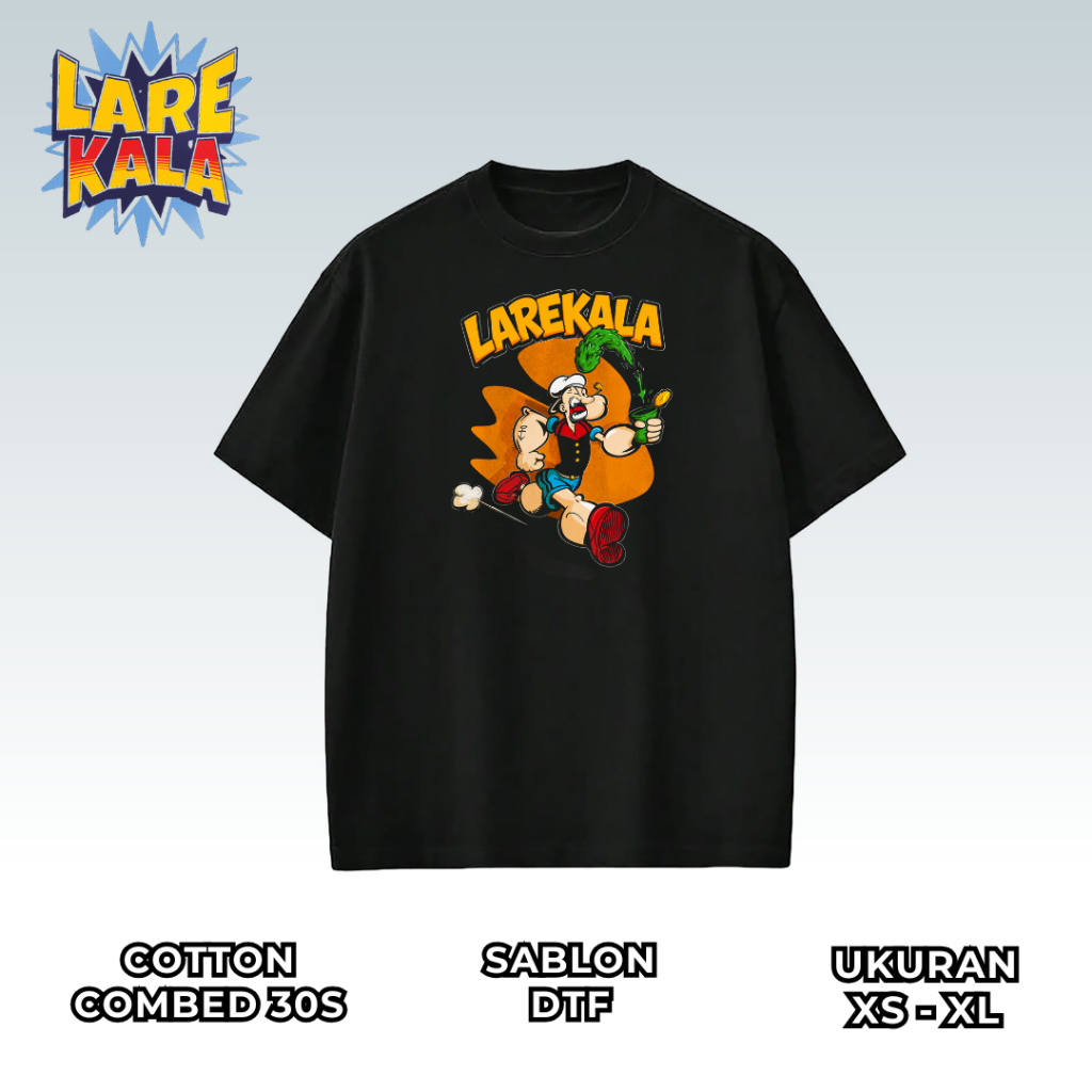 Kaos Anak Laki-Laki Perempuan Larekala Popeye