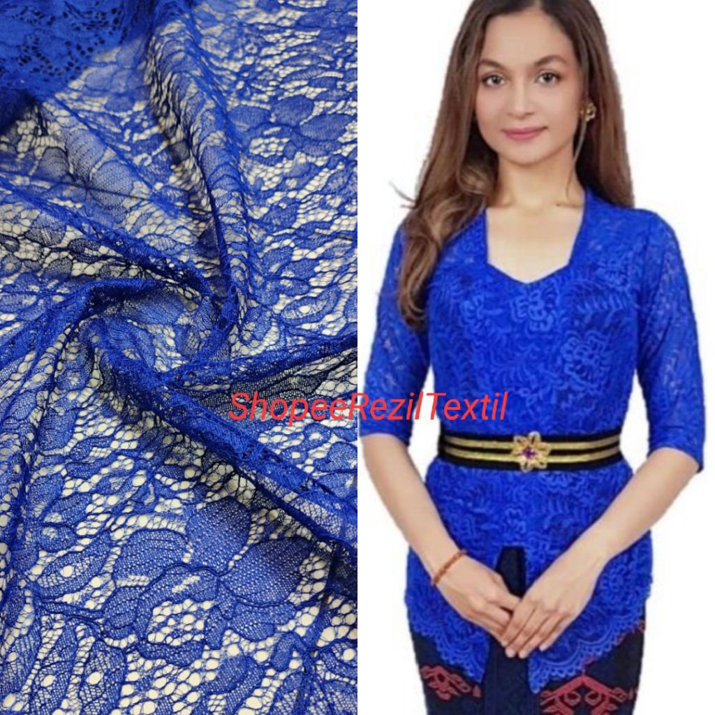 KAIN BROKAT / Kain Brukat / Brokat Lace Non Glitter / Bahan Brokat cord / Bahan K ebaya Brukat
