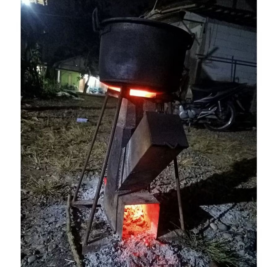 TUNGKU ROCKET STOVE KOMPOR KAYU CAMPING