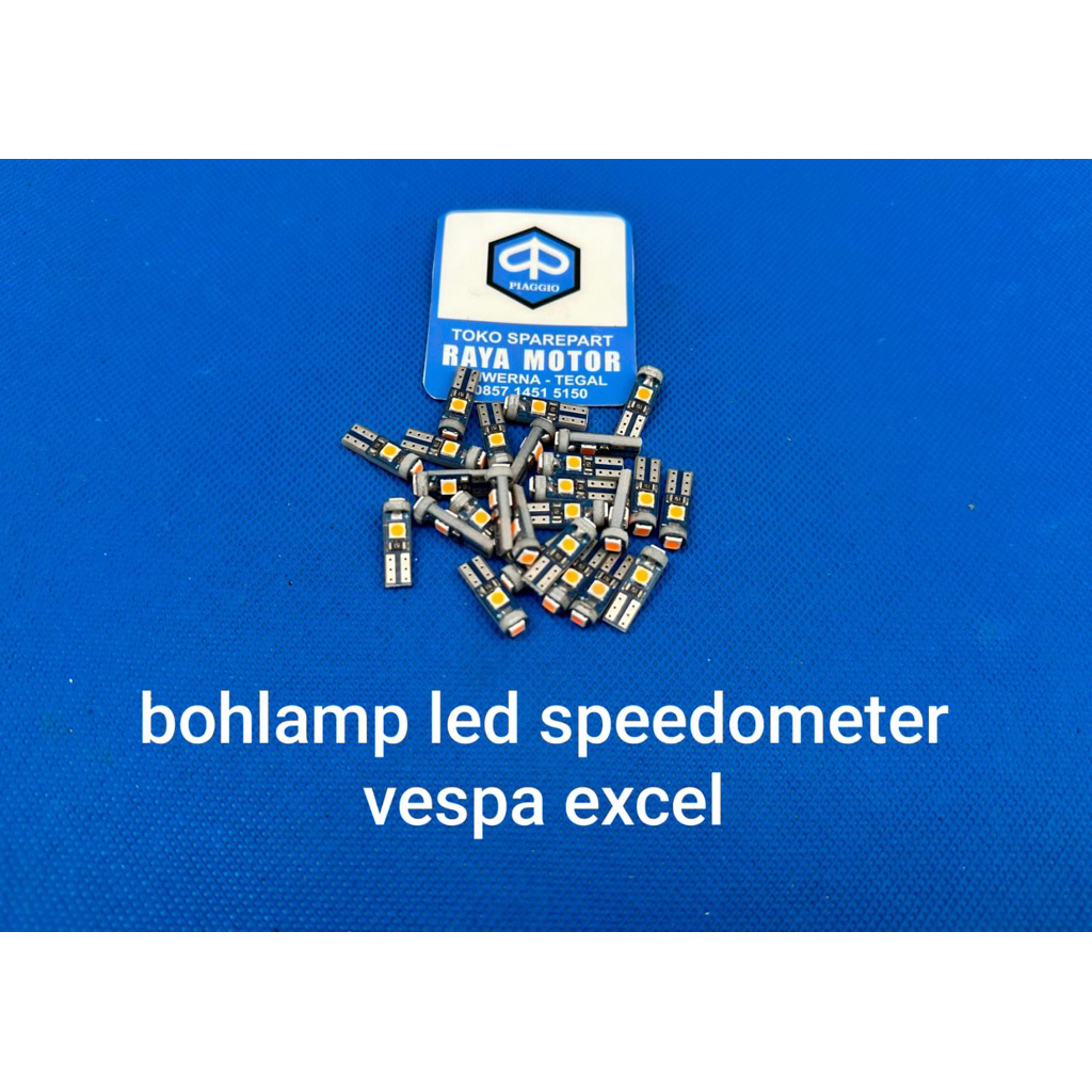bohlam led speedometer vespa excel exclusif