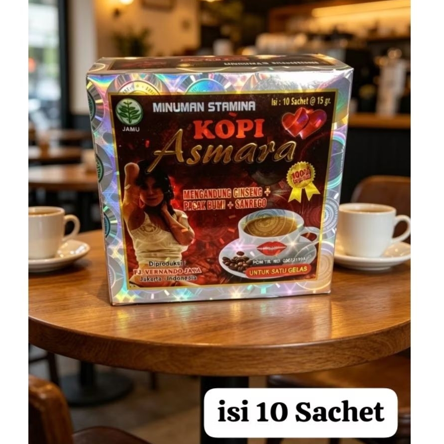 KOPI ASMARA ASLI ORIGINAL isi 10 sachet