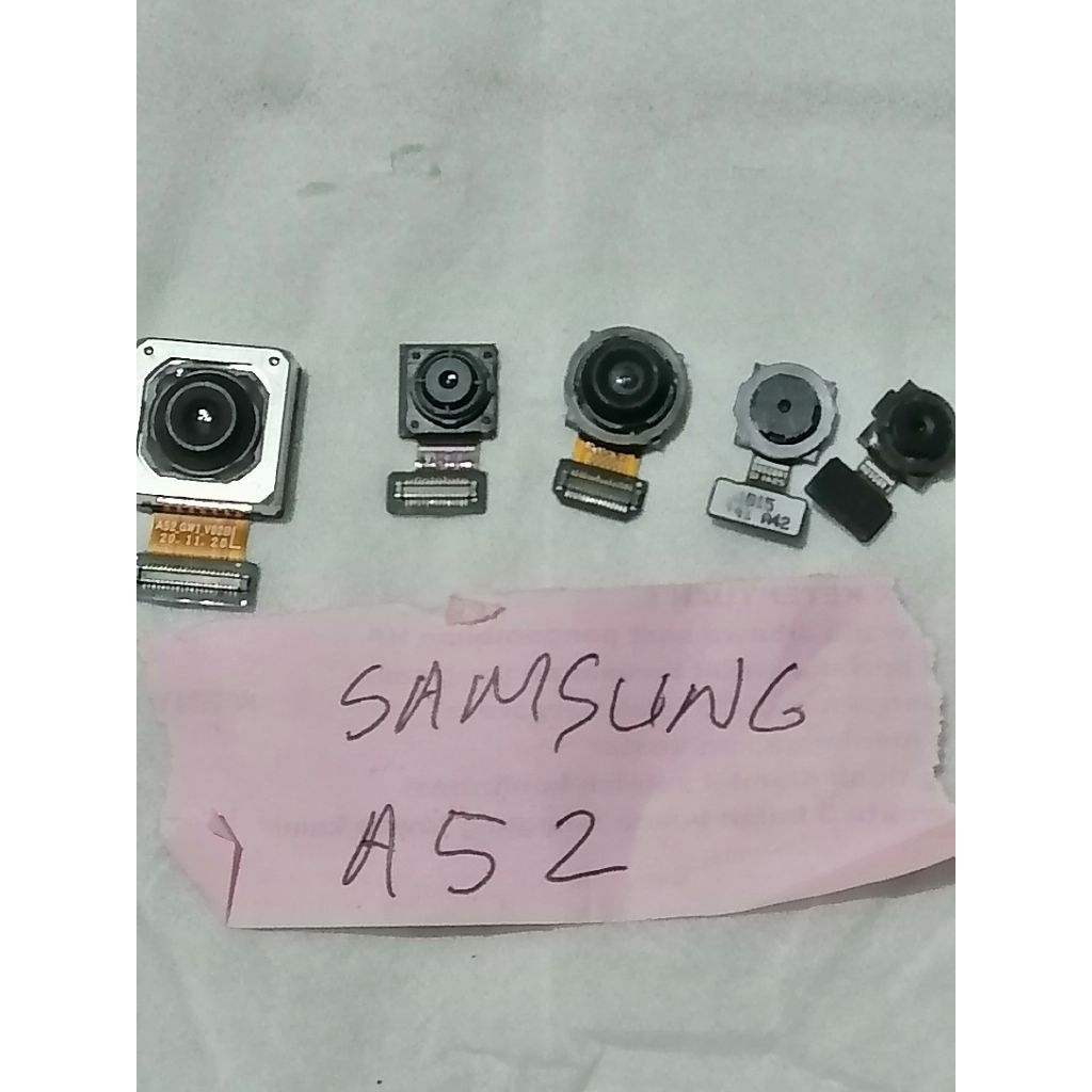 Kamera depan belakang samsung A52 original copotan