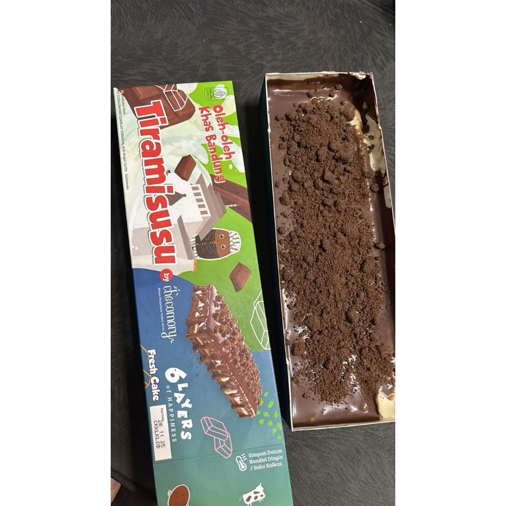 Tiramisu Chocomory Cookies & Cream Regular - Rasa Original & Cookies and Cream