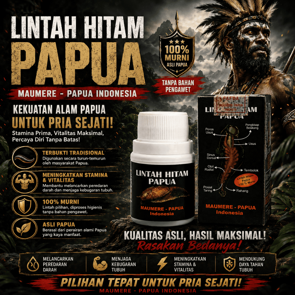 MINYAK LINTAH HITAM PAPUA ORIGINAL minyak oles tradisional