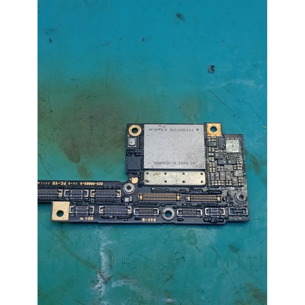 board atas mesin iPhone x ic nand 256gb plus cpu
