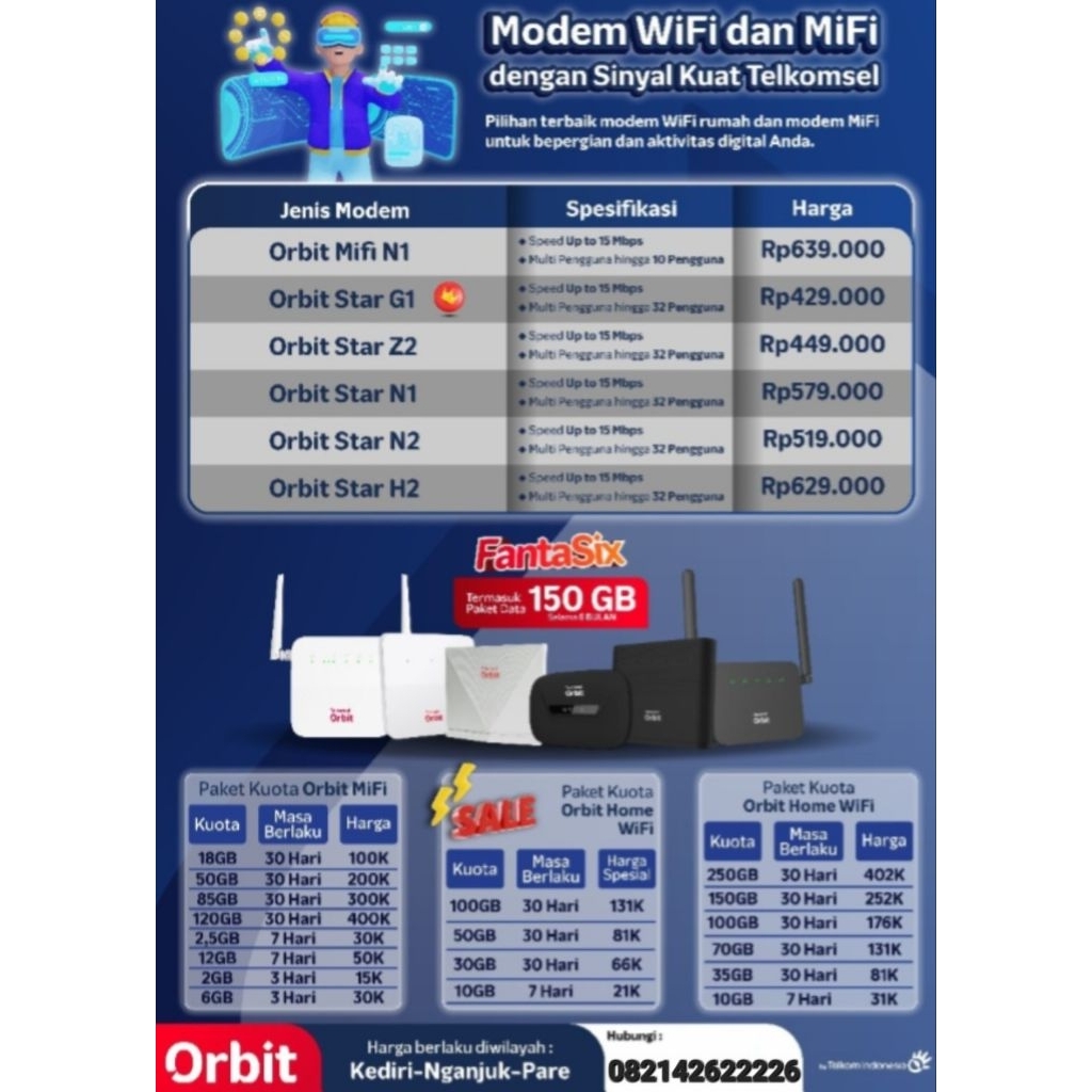 ORBIT WIFI & Mifi