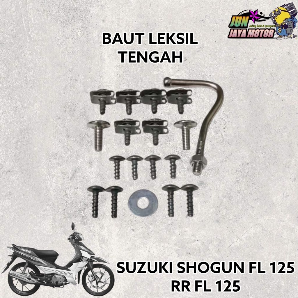 BAUT FULLSET BODY LEKSIL TENGAH SUZUKI SHOGUN FL 125 RR FL 125