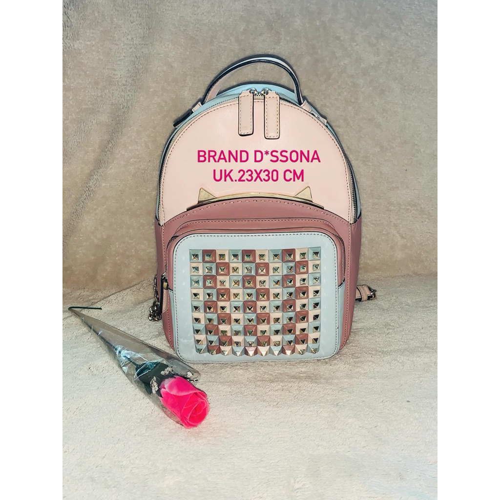 Brand D*ssona Preloved Ransel kulit wanita