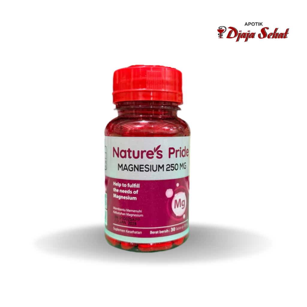 NATURE'S PRIDE MAGNESIUM 250 MG ISI 30 TABLET