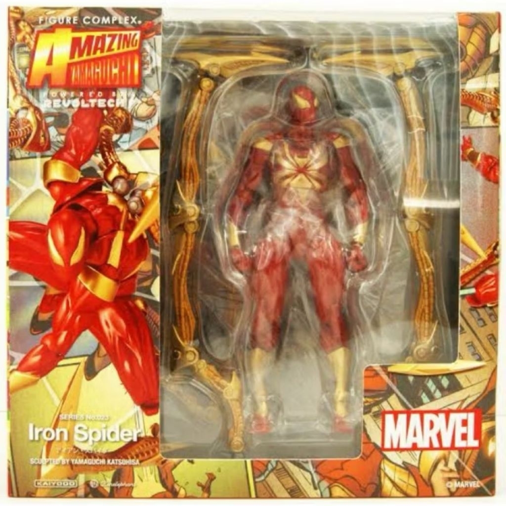 Action Figure Revoltech Amazing Yamaguchi Iron Spiderman