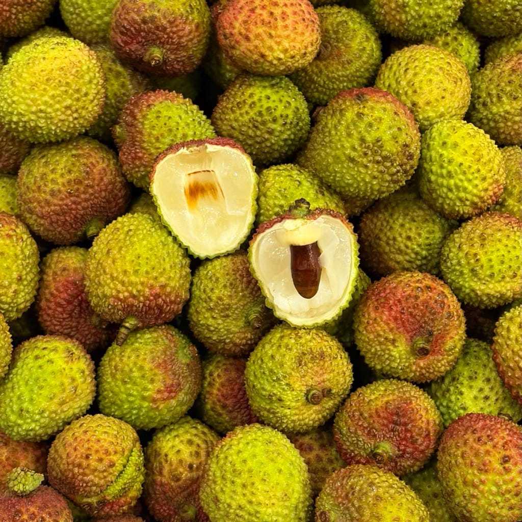 Buah Leci Segar 1kg - Leci Madu Manis