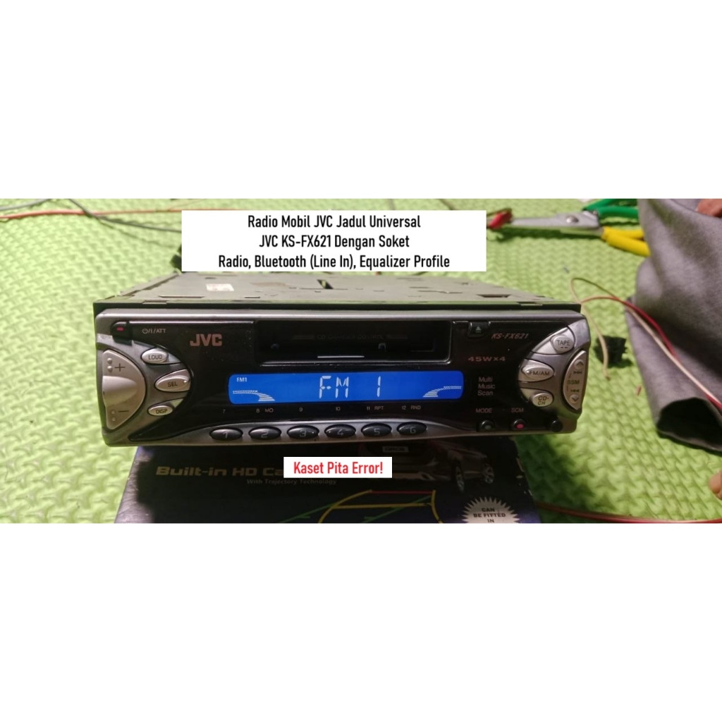 Tape Mobil Jadul Bluetooth | JVC KS-FX621 | Radio Mobil Jadul Dengan Soket | Radio Bluetooth