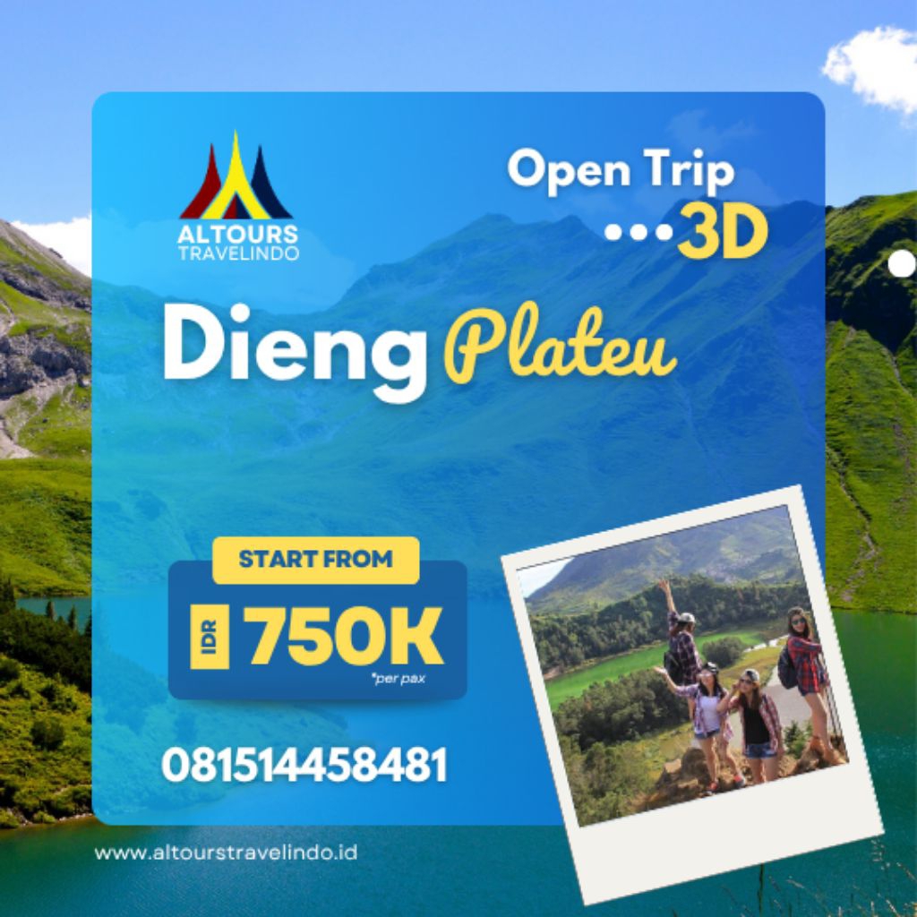 OPEN TRIP DIENG 3D - ALTOURS TRAVELINDO