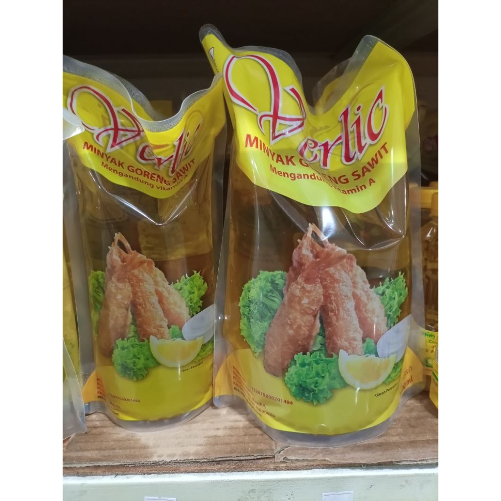 minyak goreng VERLIC 1 DUS ( 2 liter per pouch)