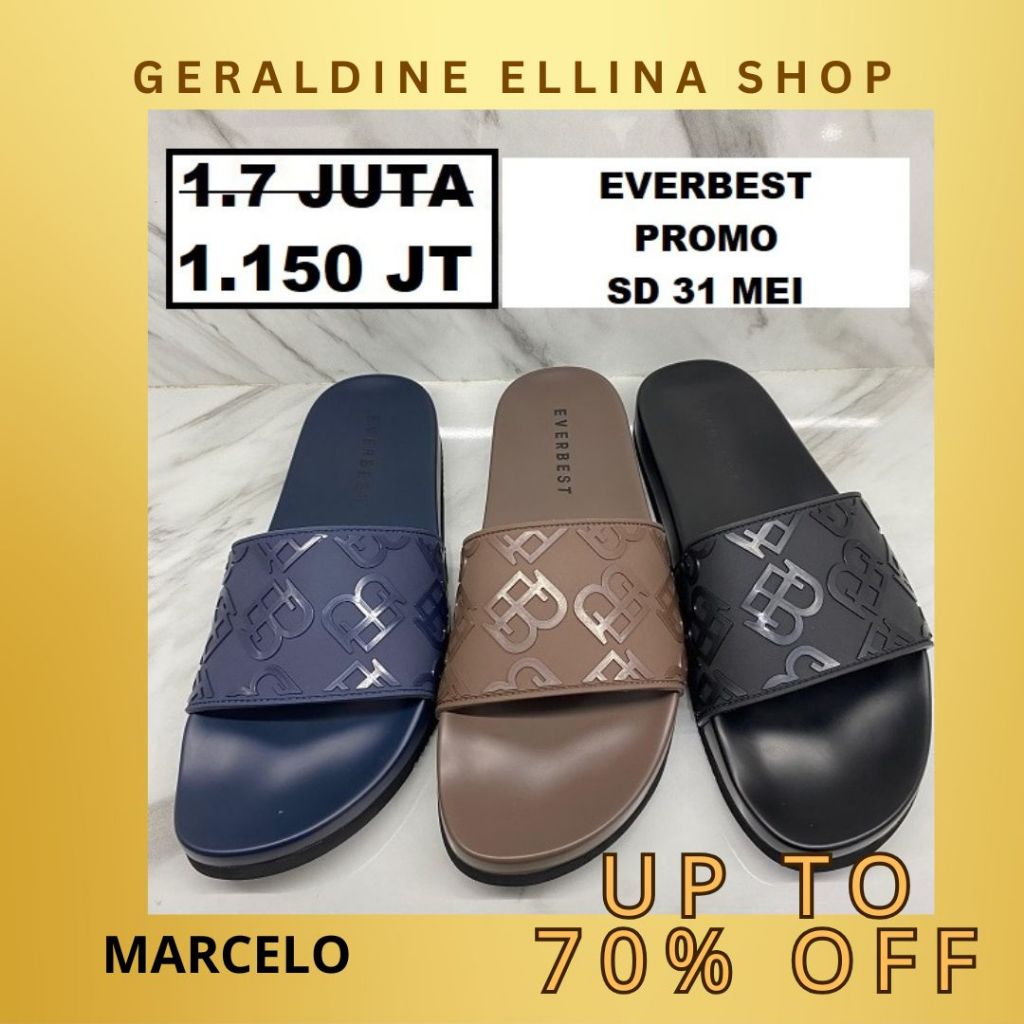 Sendal EVERBEST Pria cowok men Original STORE 100% Seri MARCELO
