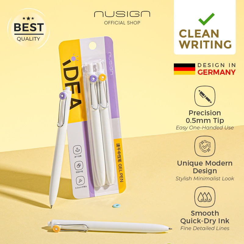 Nusign (2pcs) IDEA Pen / Gel Pen Two Way Color NS670-1