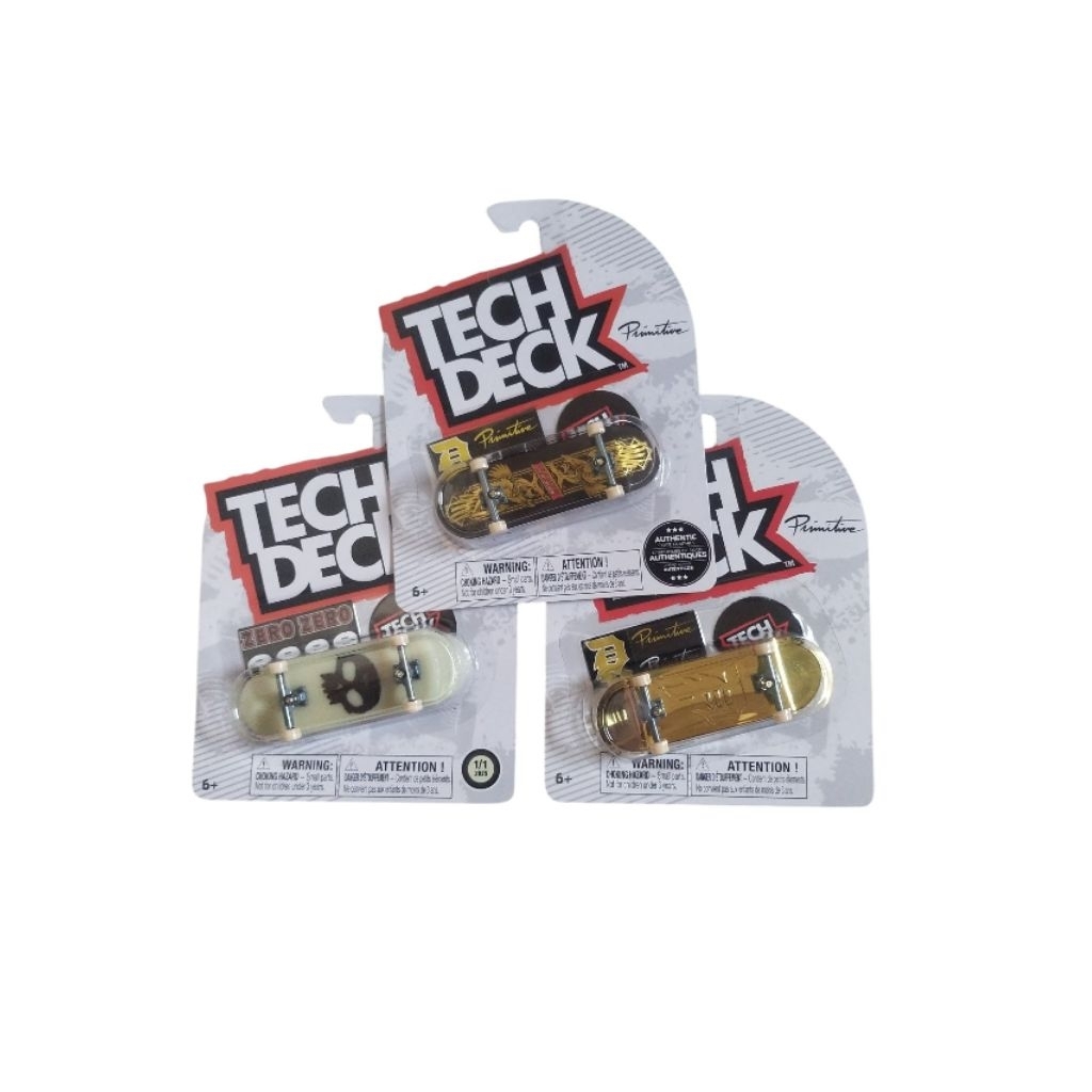 [Ultra Rare] Tech Deck Primitive Gold | Primitive Rodriguez Elang Gold | Zero Glow Series | Skateboa