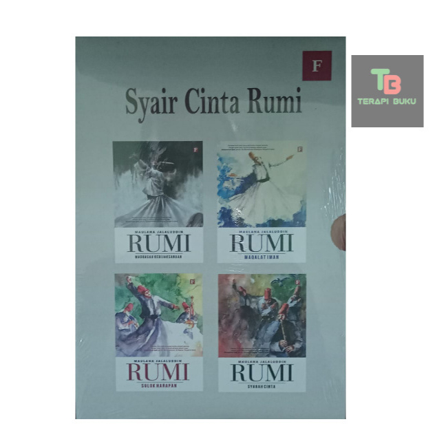 Paket Buku Syair Cinta Rumi - Jalaluddin Rumi - Penerbit Forum Terapibuku Original