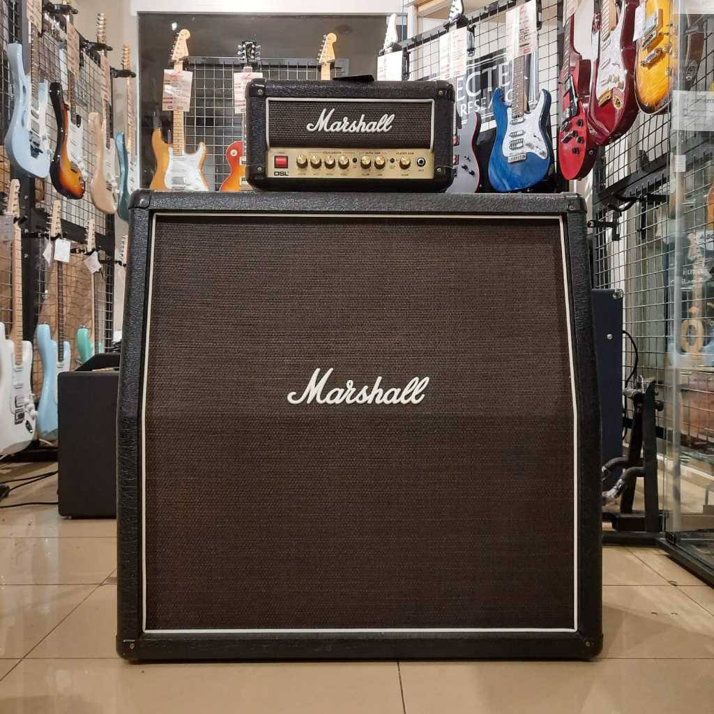 Marshall DSL1HR 1-watt tube Amplifier Head & Marshall MX412AR 4x12" Speaker Cabinet (USED)