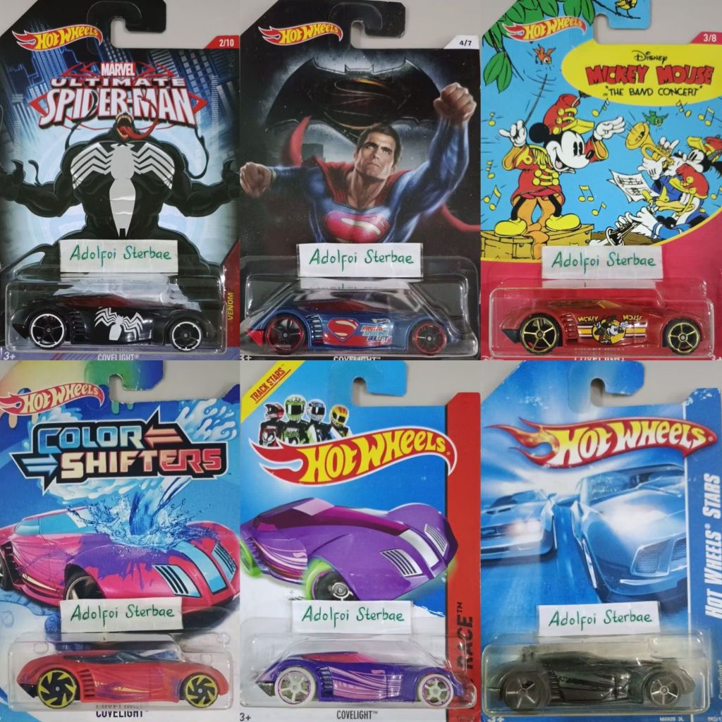 hotwheels hot wheels covelight edisi superman faster speeding aullet disney mickey mouse the band co
