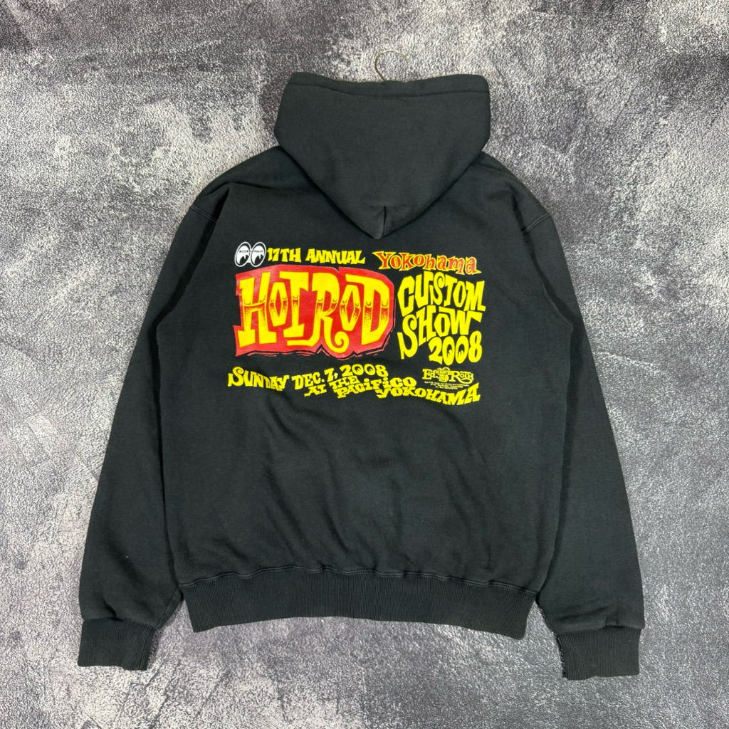 MOONEYES X RAT FINK ZIP HOODIE