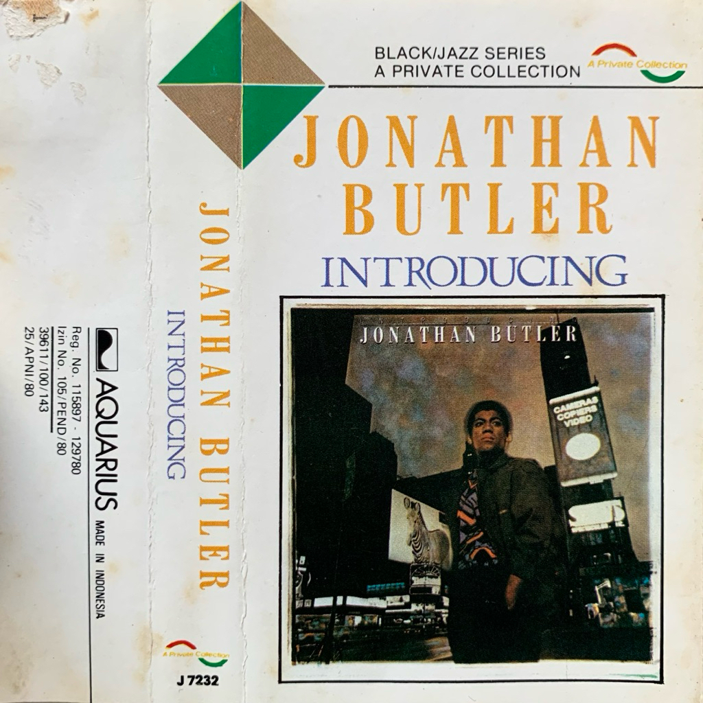 Kaset Pita Jonathan Butler - Introducing (1986 A Private Collection)
