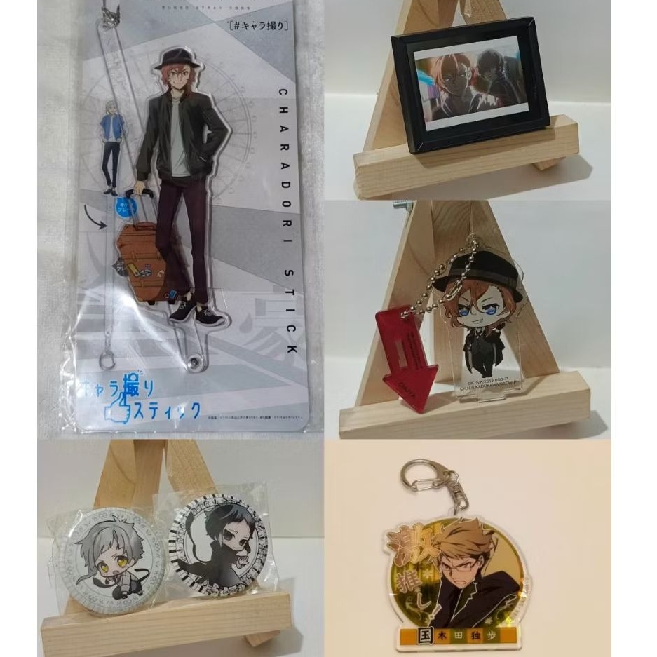 [OFFICIAL] PIN/RUBBER/STANDEE KEYCHAIN BUNGO STRAY DOGS