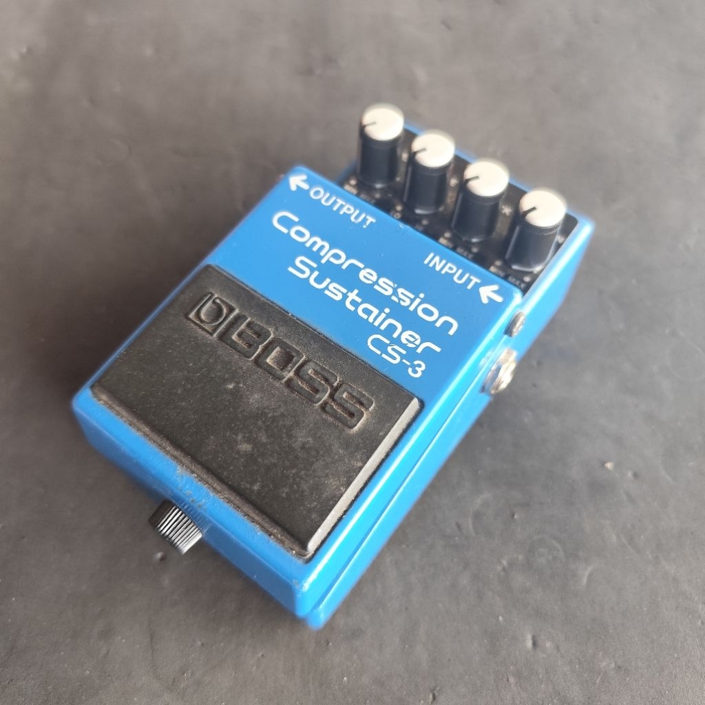 Boss CS 3 Compression Sustainer, Efek Gitar, Vintage Black Label