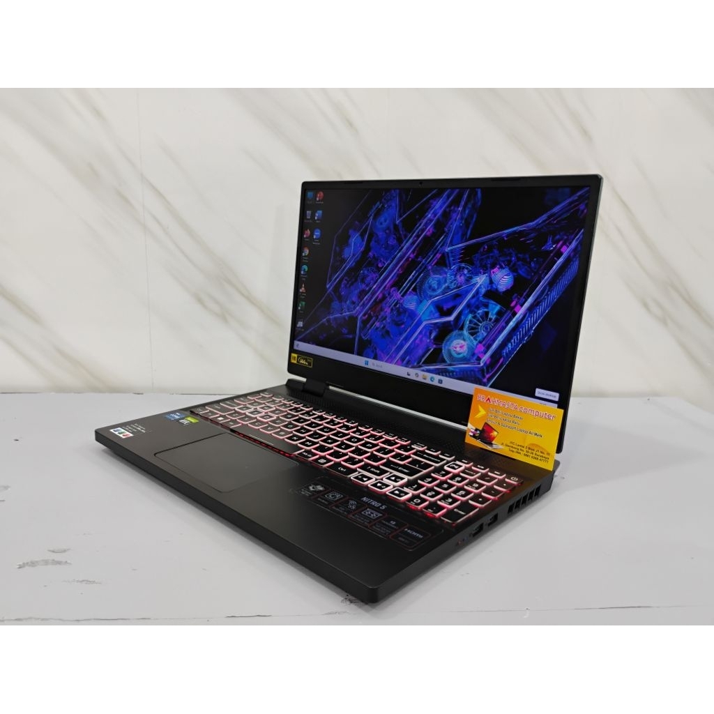 LAPTOP ACER NITRO 5 AN515-58-78PT SECOND SIAP PAKAI