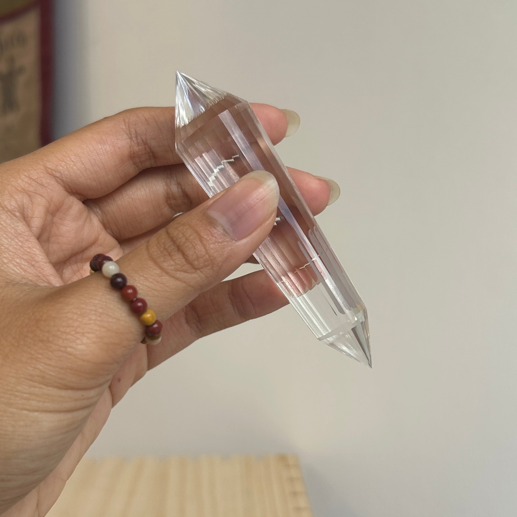 Crystal Vogel Quartz Clear Quartz Cutting Presisi Natura