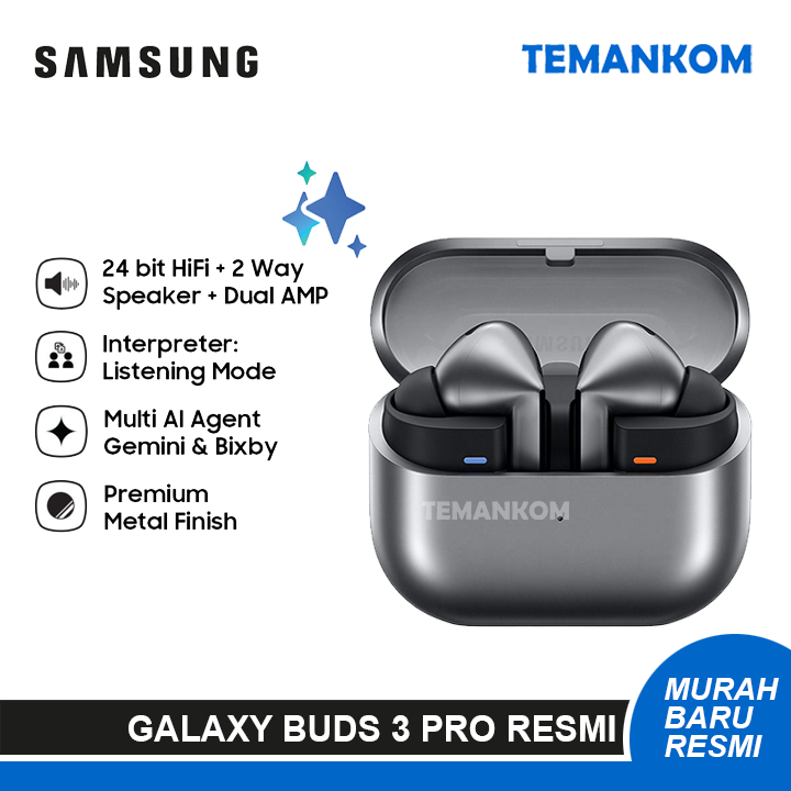 TWS GALAXY BUDS 3 PRO SAMSUNG Headset Bluetooth samsung Earphone Handsfree Ori Garansi RESMI
