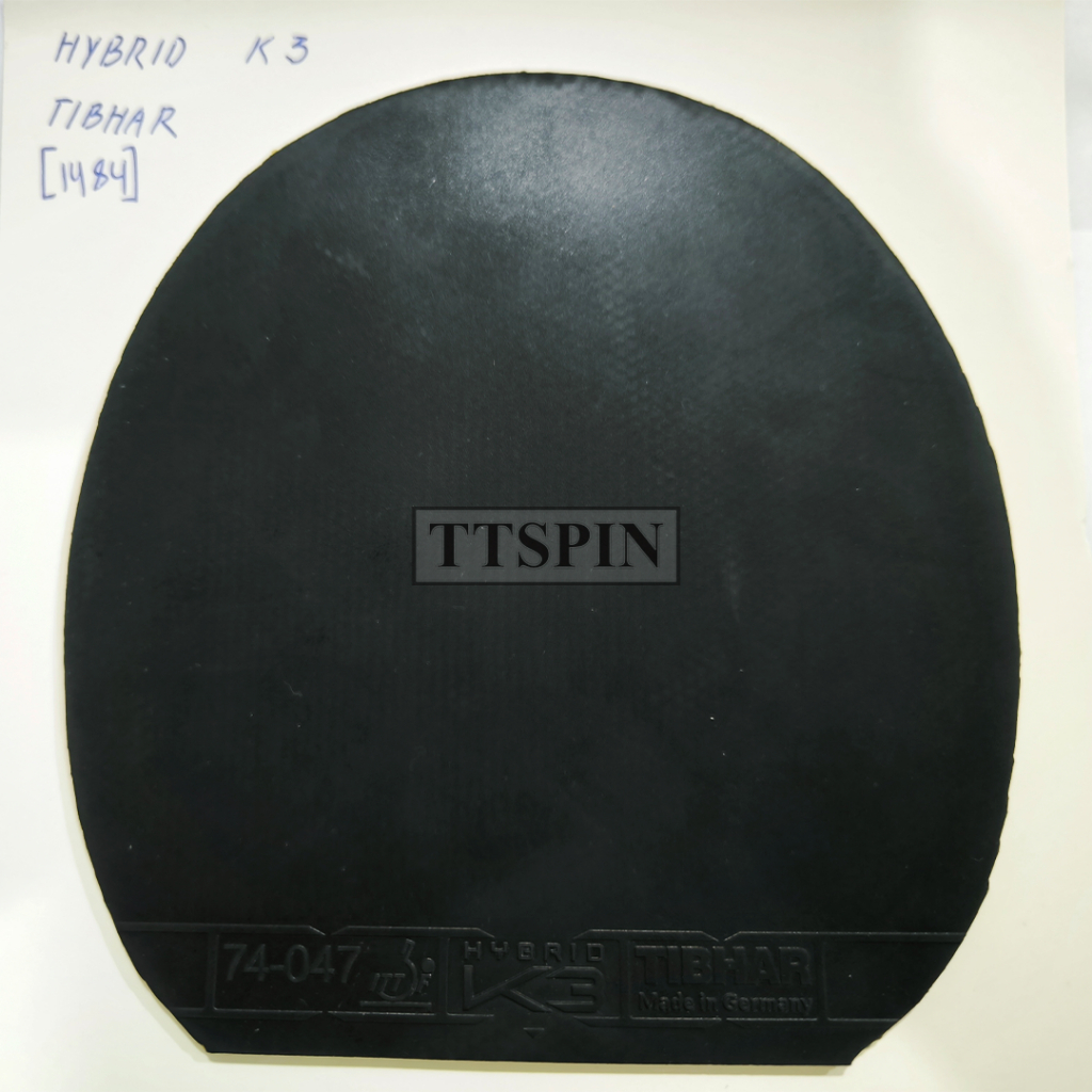 Tibhar HYBRID K3 - Karet Pingpong Tenis Meja Bet Bat TIBHAR Hybrid K 3 III Rubber Table Tennis Secon