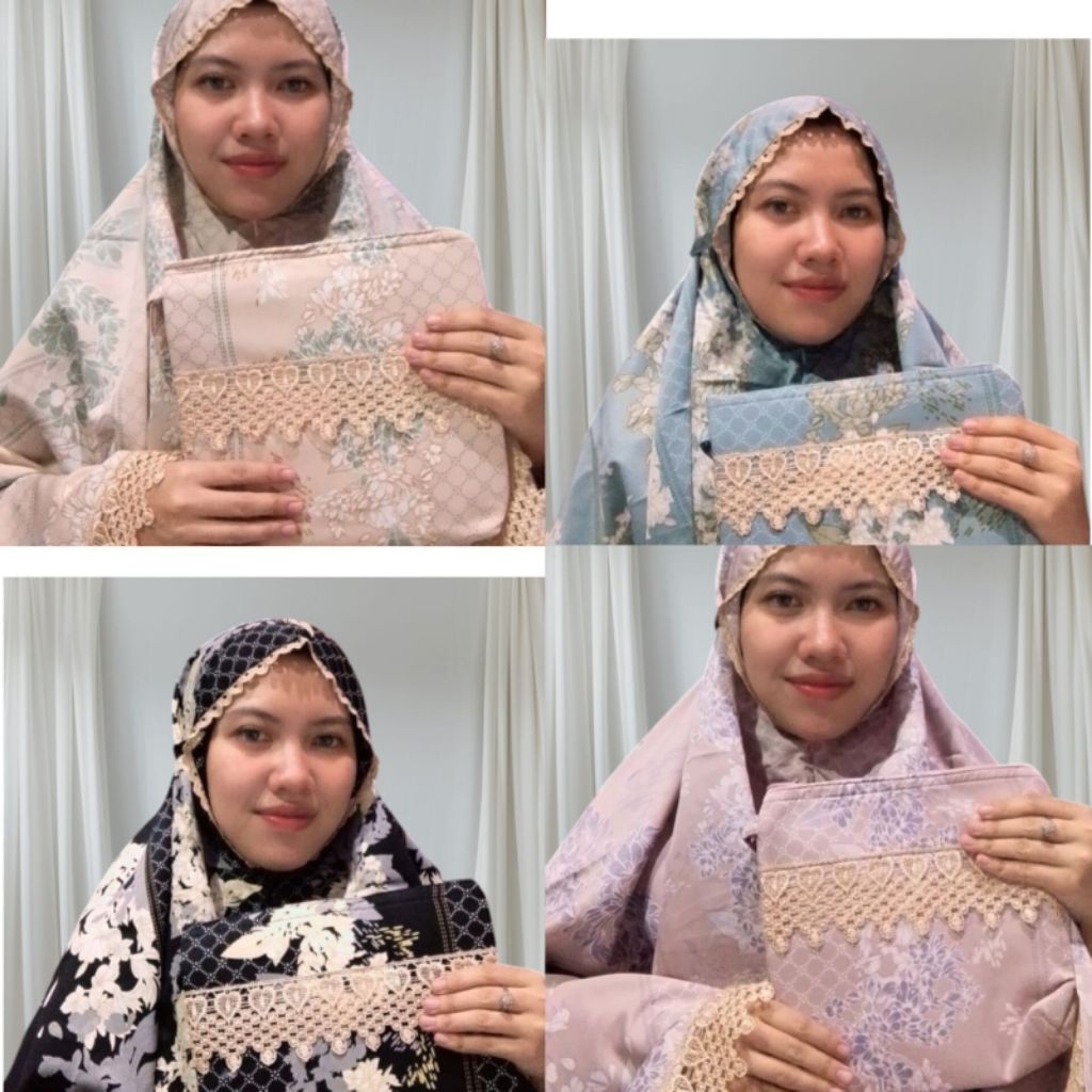 mukena dewasa Dior silk